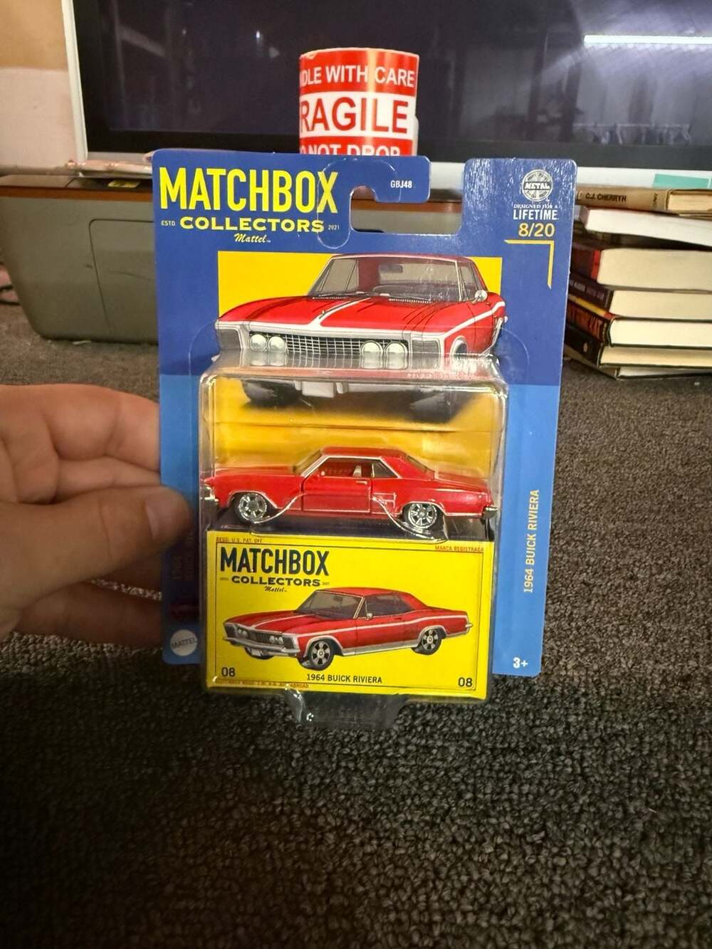 Matchbox Collectors 1964 Buick Riviera Red 8/20 Diecast Car